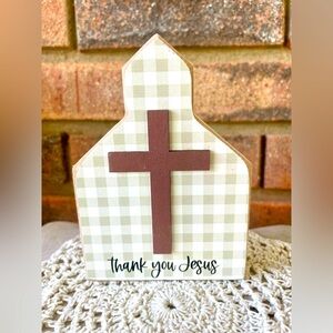 *Thank You Jesus Church Block Sitter